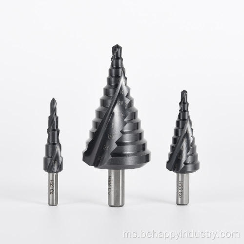 HSS 4241 Spiral Groove Step Bit